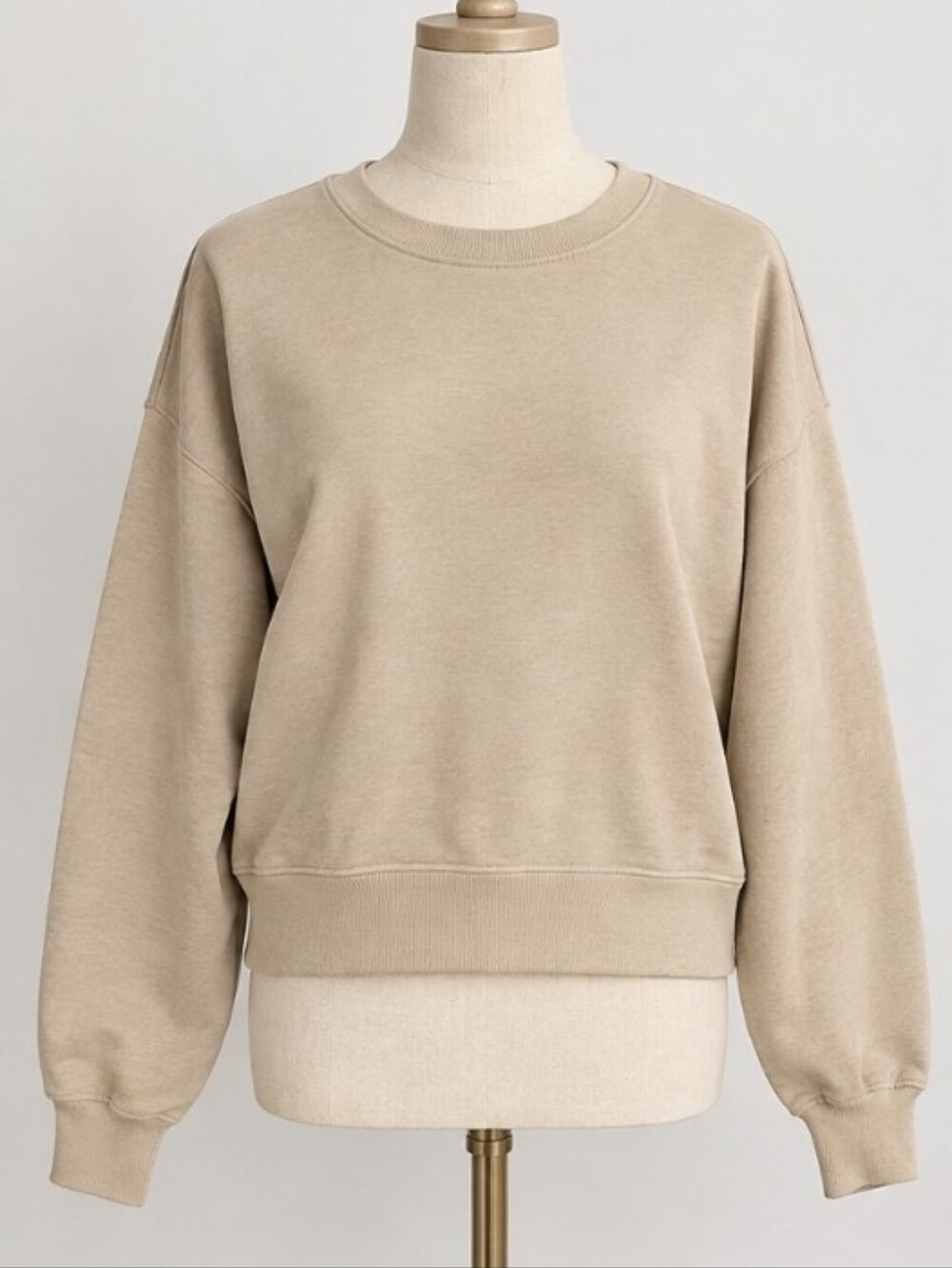 lululemon Softstreme Crewneck Sweatshirt in Beige